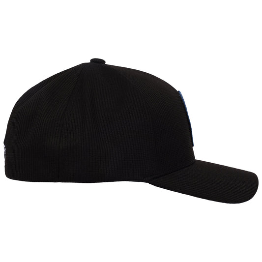 Front view of the black Marvel x Element Spider-Man Brand New Day hat with mask patch.-3