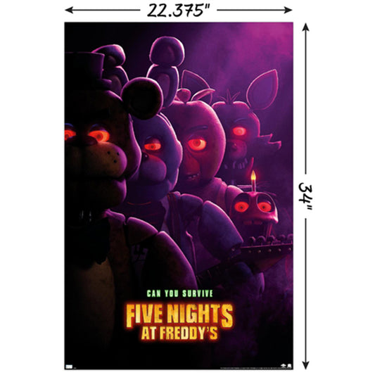 Five Nights at Freddy's Movie - Teaser One Sheet Wall Posters-2