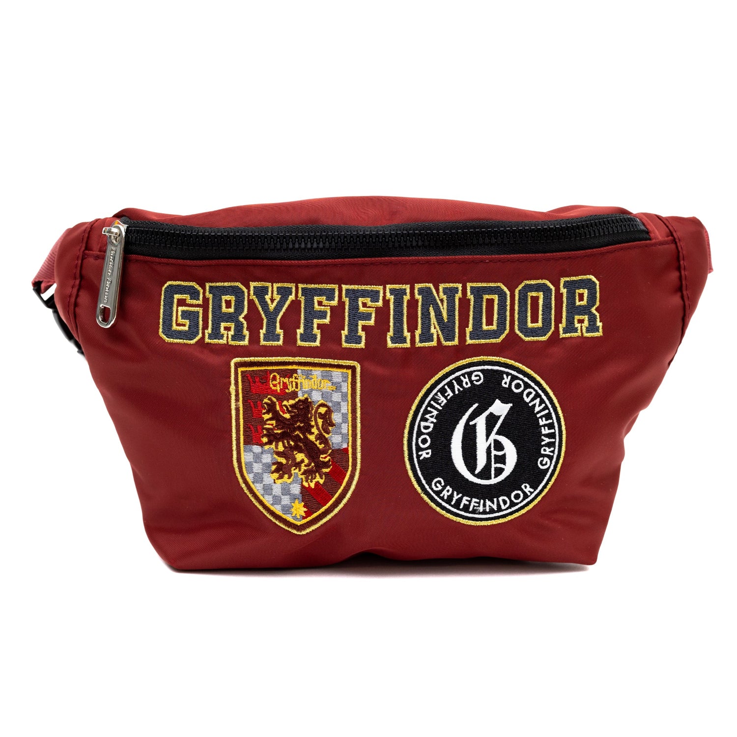 Harry Potter Gryffindor fanny pack with embroidered patches