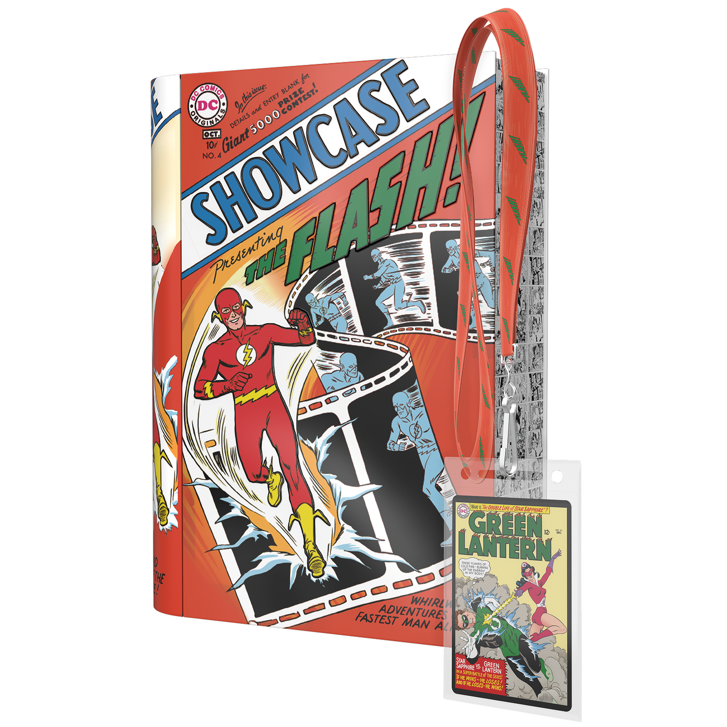 DC Comic Book Popcorn Tin with Lanyard - The Flash