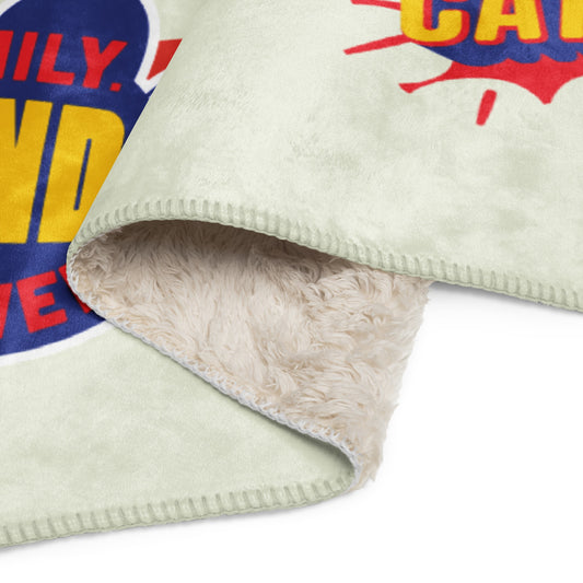 The Garfield Movie Living the Dream Sherpa Blanket-4