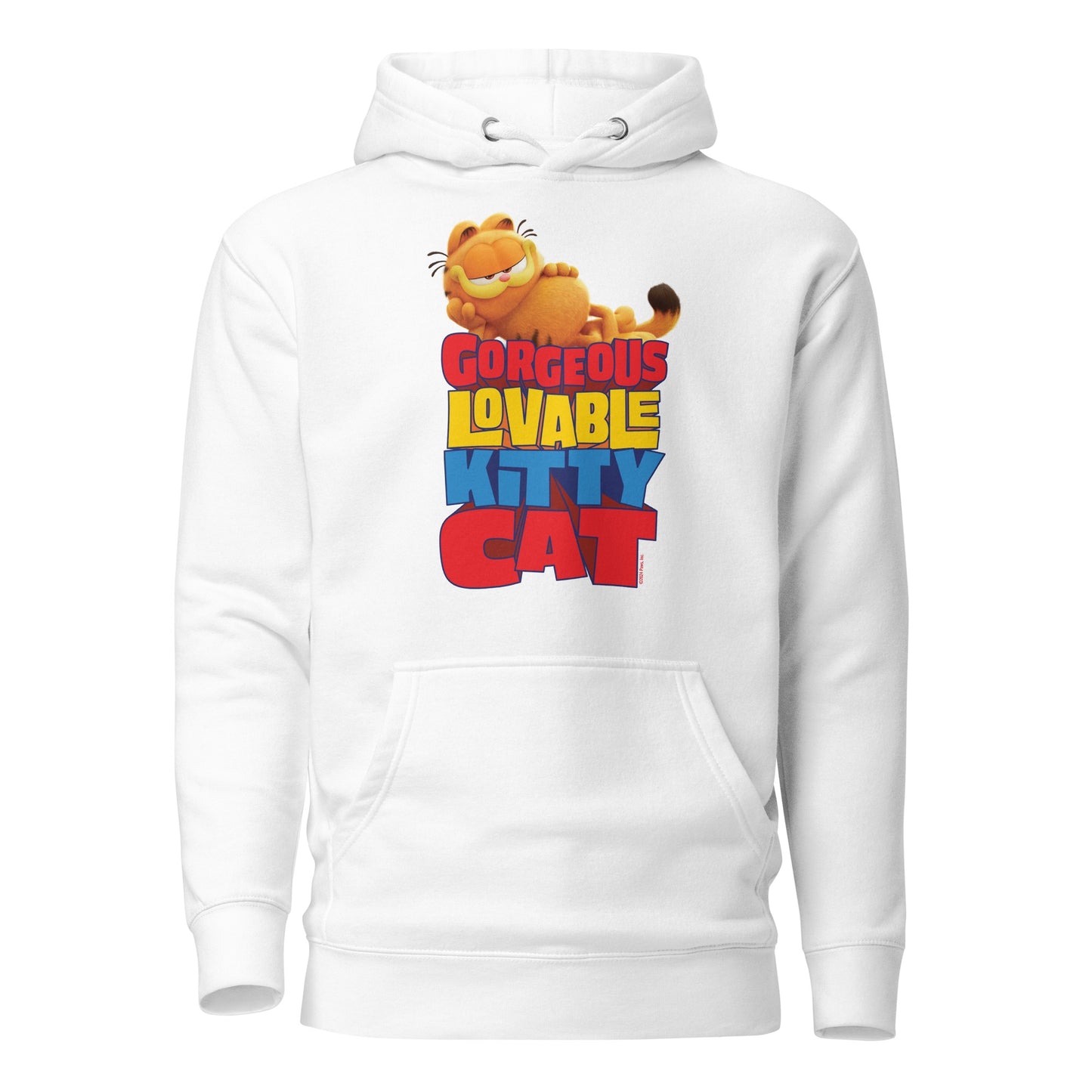 The Garfield Movie Gorgeous Loveable Kitty Cat Hoodie