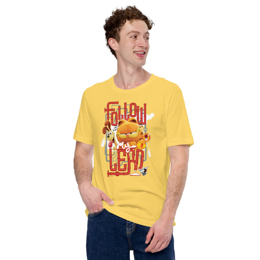 The Garfield Movie Follow My Lead T-shirt-2