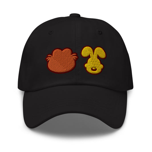 The Garfield Movie Garfield & Odie Embroidered Hat-0
