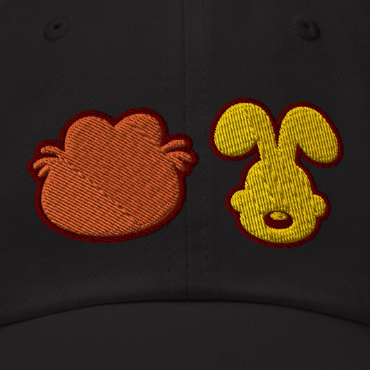The Garfield Movie Garfield & Odie Embroidered Hat-1
