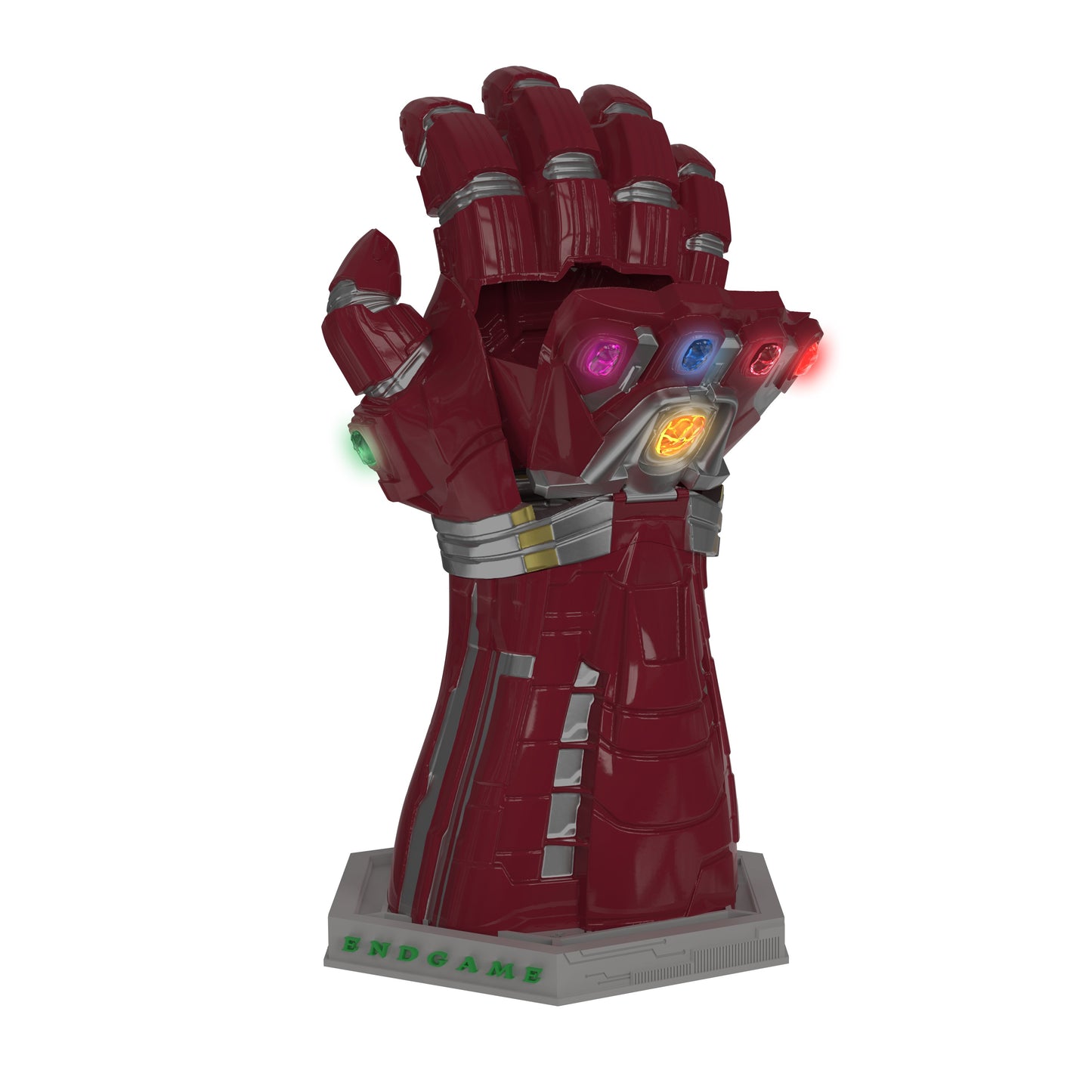 Angled side view of the Nano Gauntlet bucket highlighting its sculpted proportions and iconic design
