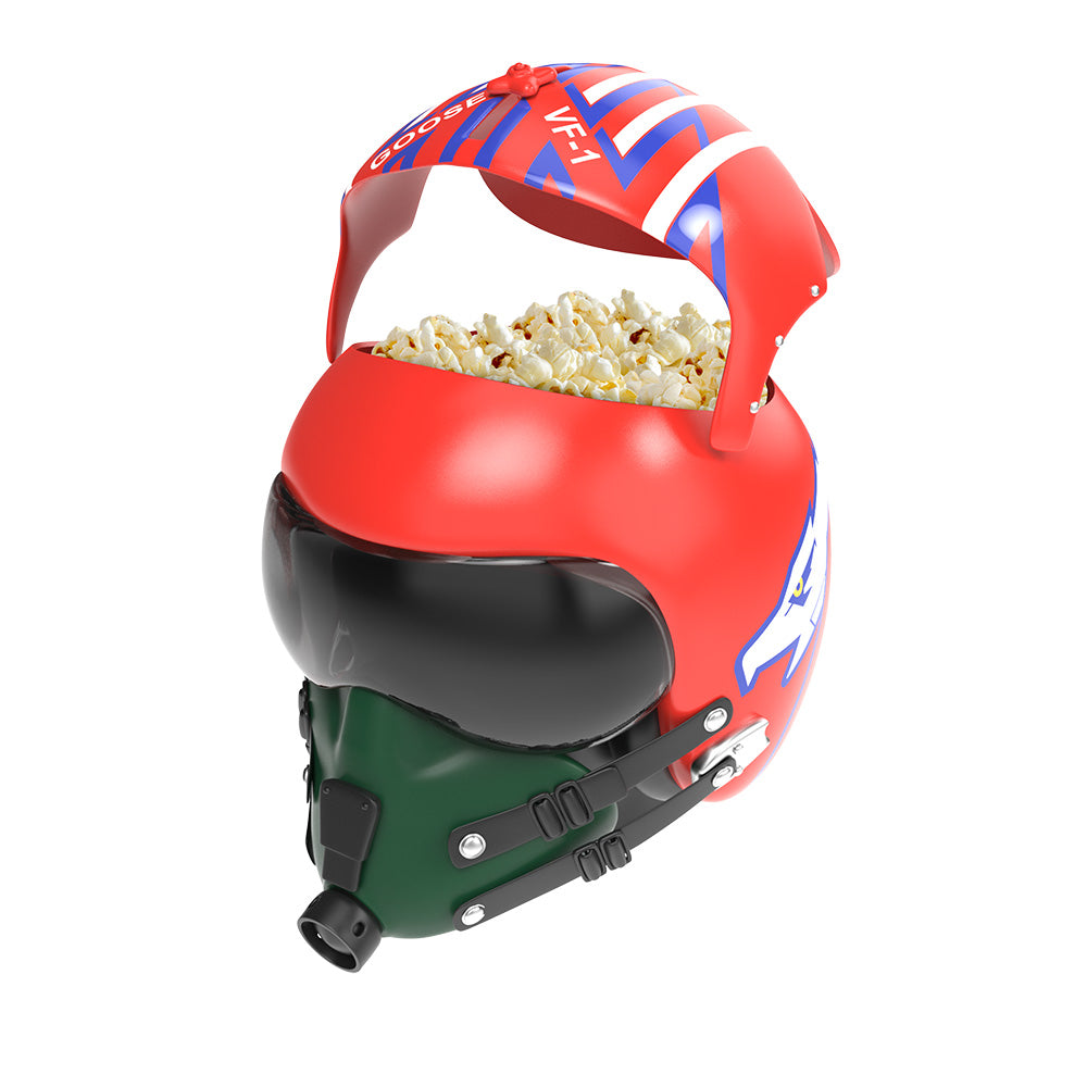 Fighter Helmet Goose Popcorn Container
