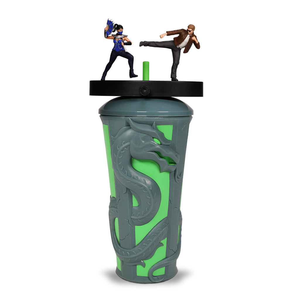 Mortal Kombat 2 32 oz Grippr Cup with Action Characters
