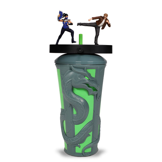 Mortal Kombat 2 32 oz Grippr Cup with Action Characters-0