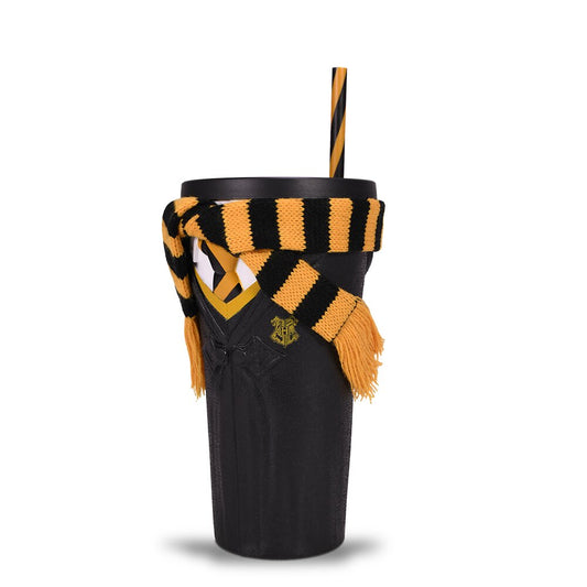 Harry Potter 25th Anniversary Hufflepuff Grippr House Cup with Removable Scarf-4