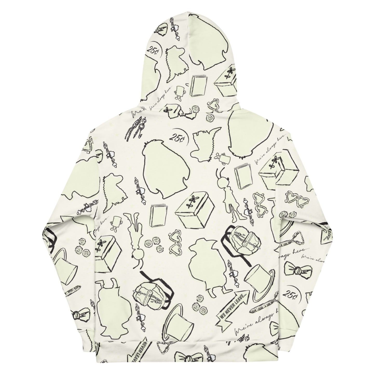 IF Silhouette Pattern Hoodie