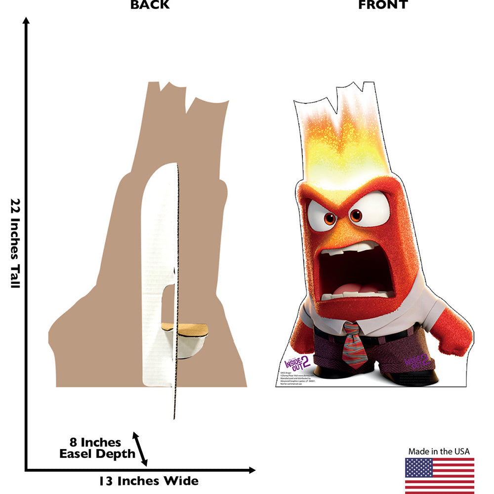 Inside Out 2 Anger Standee