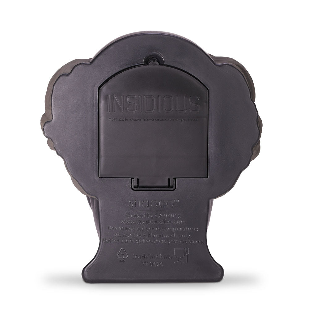Top view of the 104oz Insidious popcorn bucket opening