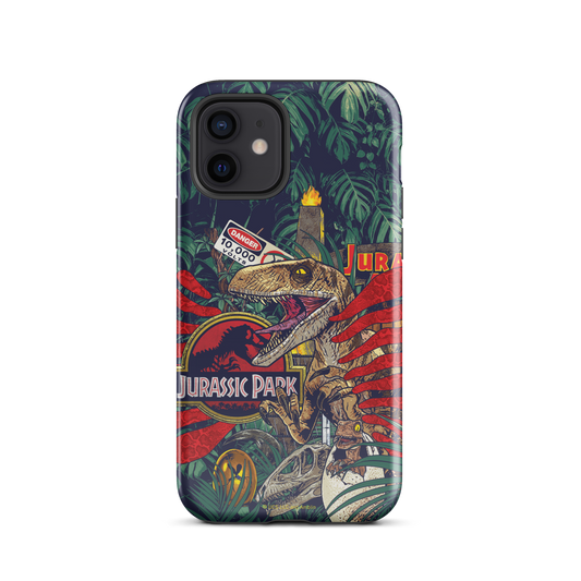 Jurassic Park Jungle Collage Tough Phone Case - iPhone iPhone 16 Pro Max-49