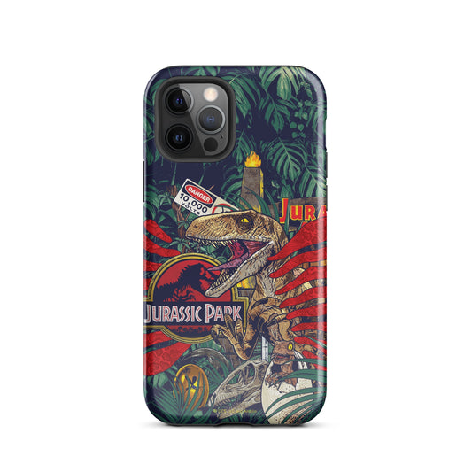Jurassic Park Jungle Collage Tough Phone Case - iPhone iPhone 16 Pro Max-43