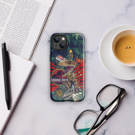 Jurassic Park Jungle Collage Tough Phone Case - iPhone iPhone 16 Pro Max-39