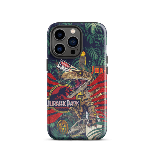 Jurassic Park Jungle Collage Tough Phone Case - iPhone iPhone 16 Pro Max-31