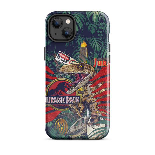 Jurassic Park Jungle Collage Tough Phone Case - iPhone iPhone 16 Pro Max-22