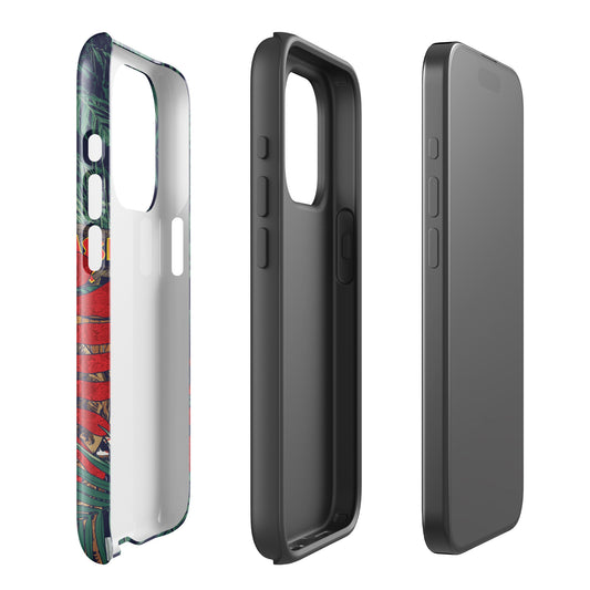 Jurassic Park Jungle Collage Tough Phone Case - iPhone iPhone 16 Pro Max-8