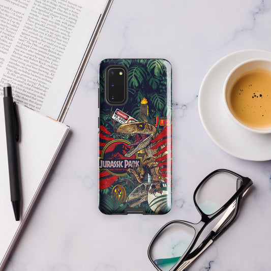 Jurassic Park Jungle Collage Samsung Tough Case Samsung Galaxy S23 Ultra-23