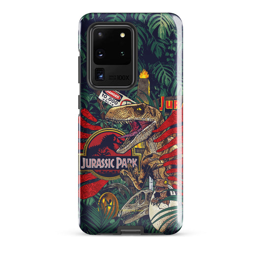 Jurassic Park Jungle Collage Samsung Tough Case Samsung Galaxy S23 Ultra-30