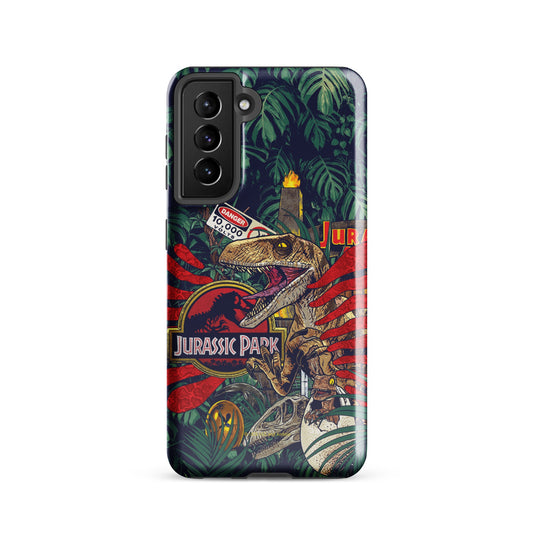 Jurassic Park Jungle Collage Samsung Tough Case Samsung Galaxy S23 Ultra-27