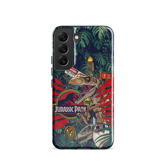 Jurassic Park Jungle Collage Samsung Tough Case Samsung Galaxy S23 Ultra-15