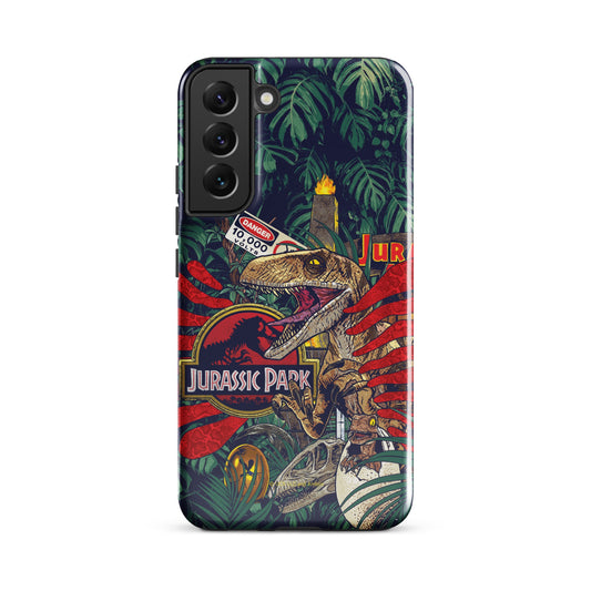 Jurassic Park Jungle Collage Samsung Tough Case Samsung Galaxy S23 Ultra-12