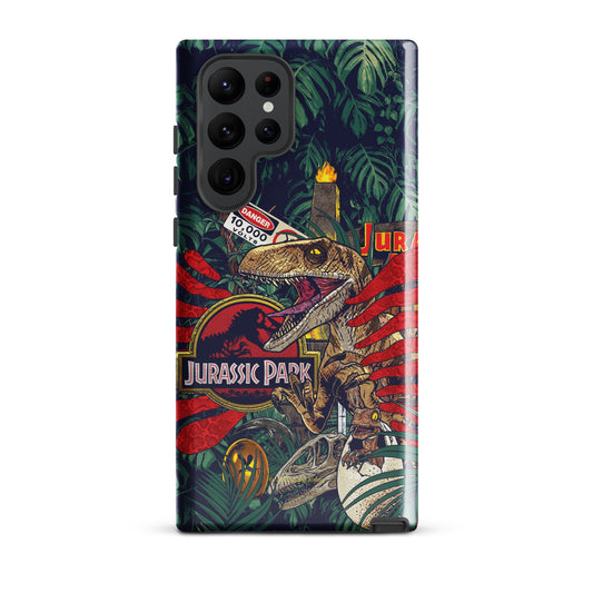 Jurassic Park Jungle Collage Samsung Tough Case Samsung Galaxy S23 Ultra-9