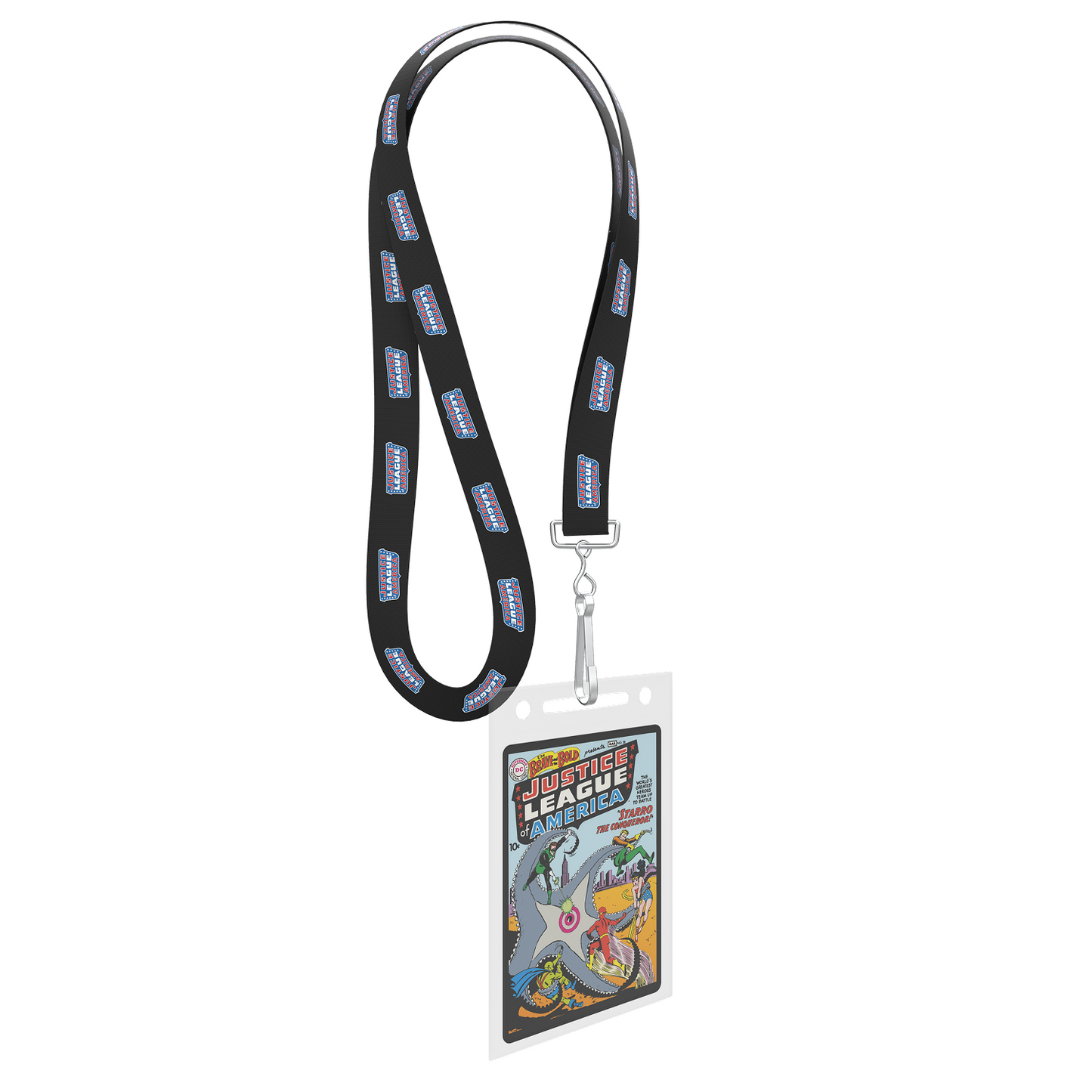 DC Comic Book Popcorn Tin with Lanyard - Justice League