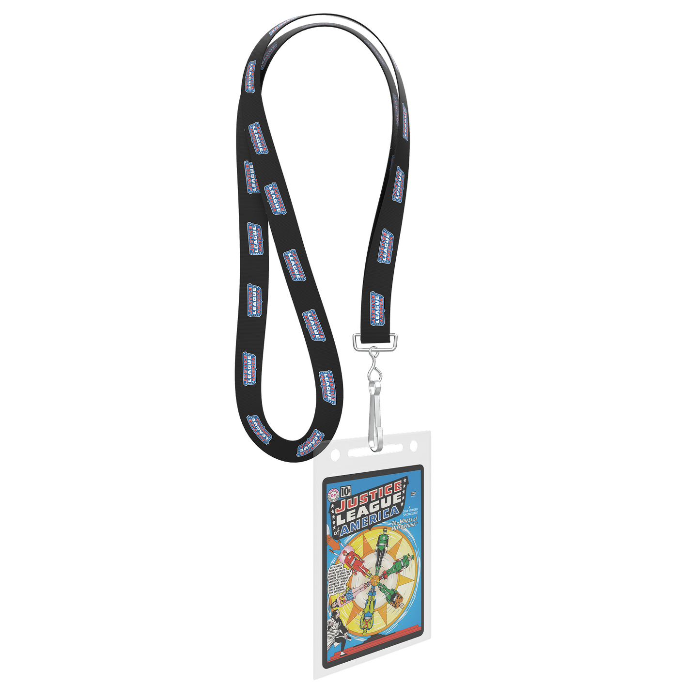 DC Comic Book Popcorn Tin with Lanyard - Justice League