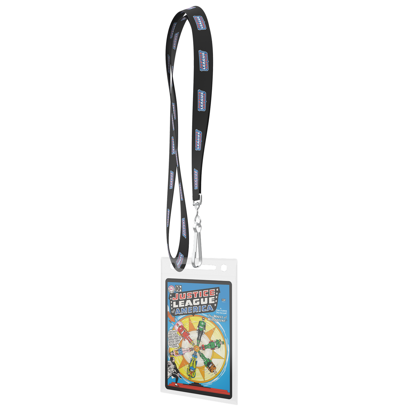 DC Comic Book Popcorn Tin with Lanyard - Justice League