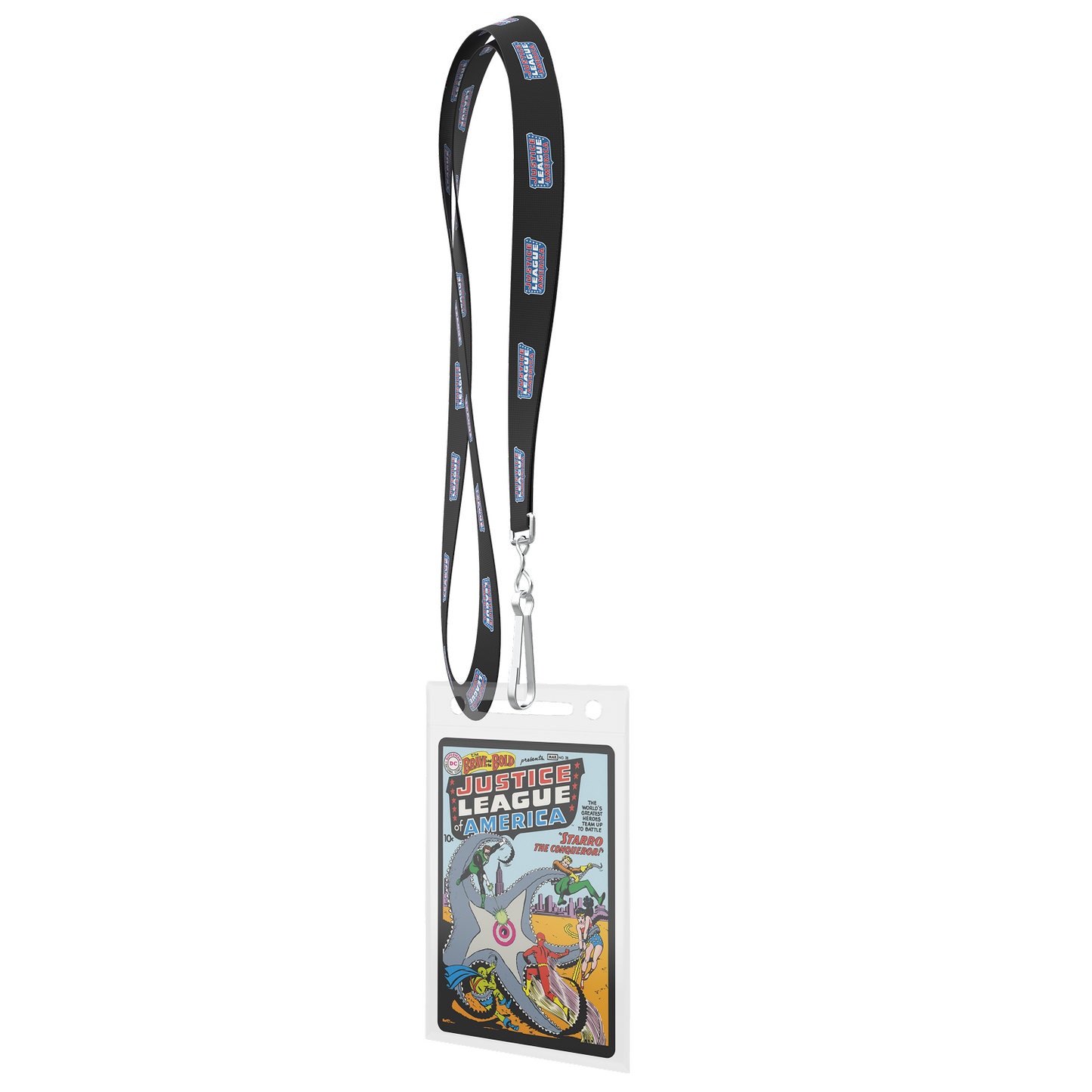 DC Comic Book Popcorn Tin with Lanyard - Justice League