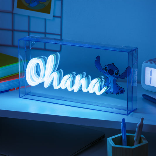 Lilo and Stitch: Stitch Ohana LED Neon Light-4