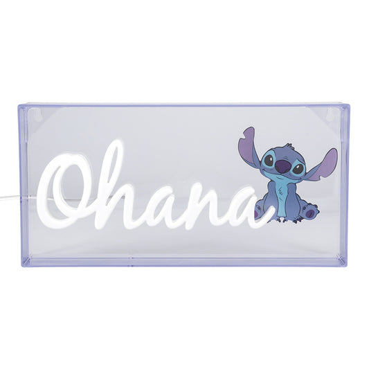 Lilo and Stitch: Stitch Ohana LED Neon Light-0
