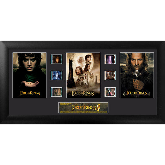 The Lord of the Rings Trilogy FilmCells Framed Wall Art Presentation-0