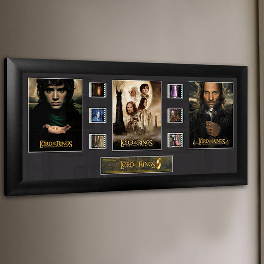 The Lord of the Rings Trilogy FilmCells Framed Wall Art Presentation-2