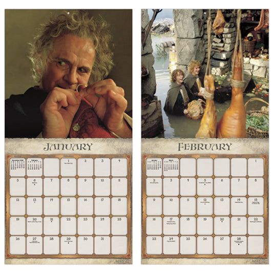 The Lord of the Rings 2025 16-Month Wall Calendar-2