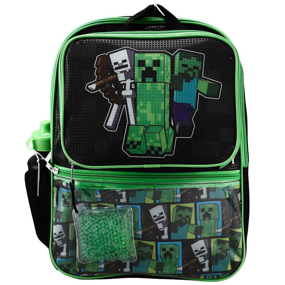 Minecraft Creeper 5pc Backpack Set