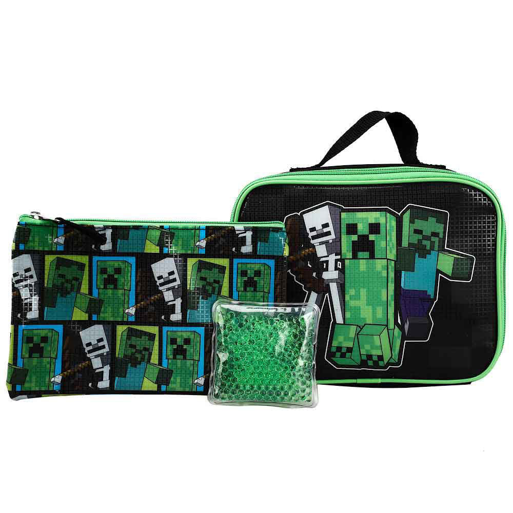 A Minecraft Movie Creeper 5pc Backpack Set