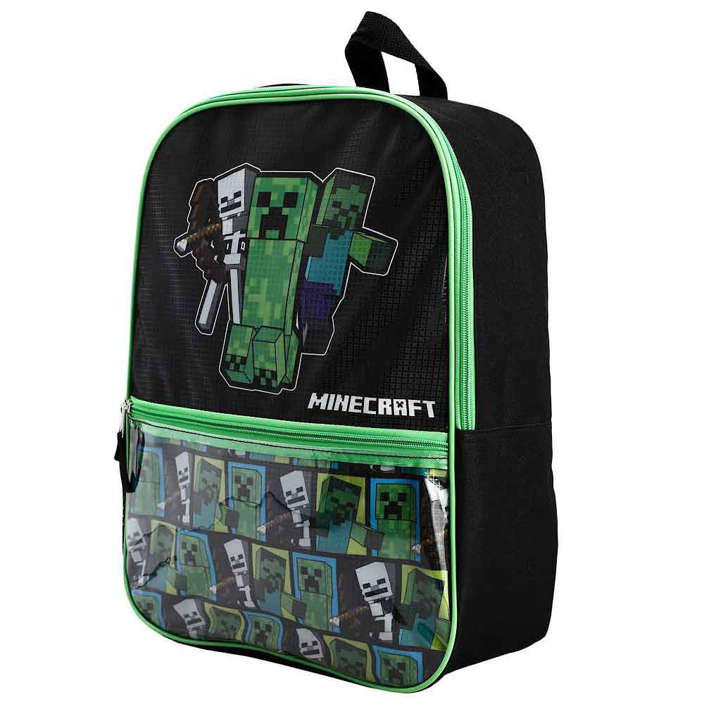 A Minecraft Movie Creeper 5pc Backpack Set