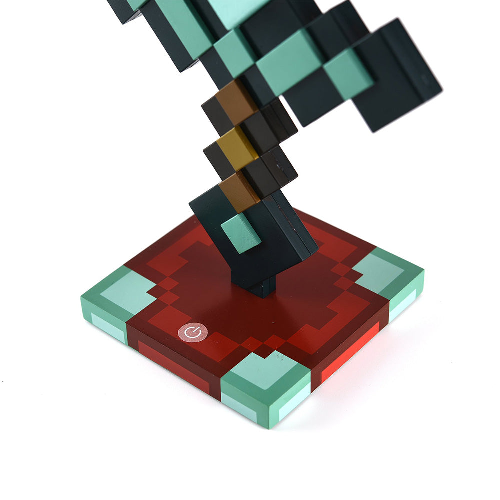 Minecraft 3D Diamond Sword Desk Lamp