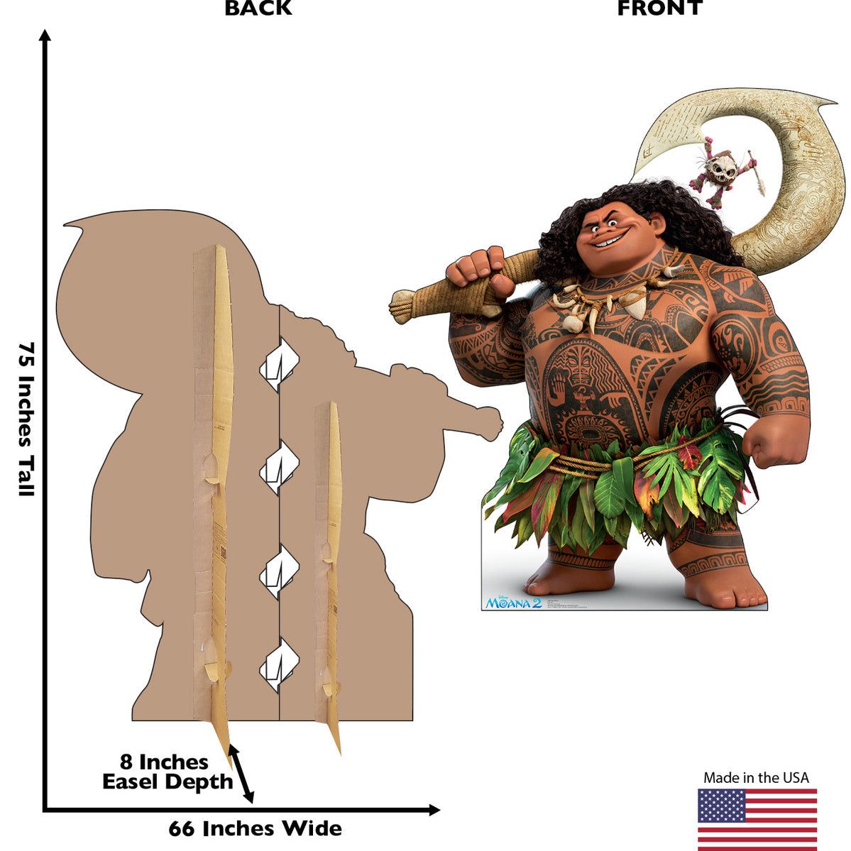 Moana 2: Maui & Kotu Standee