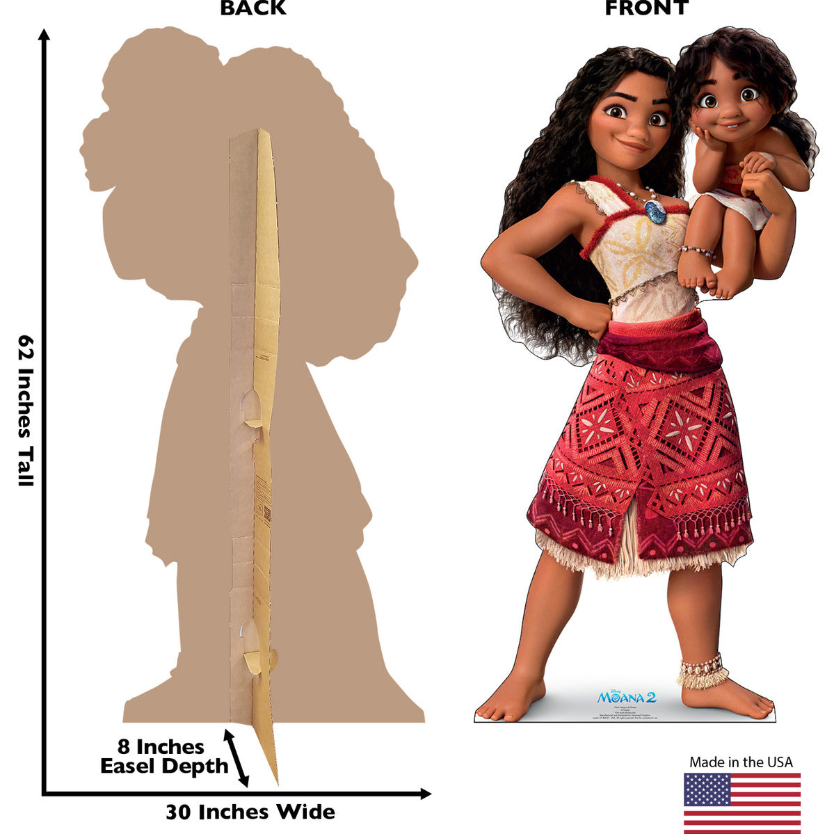 Moana 2: Moana & Simea Standee