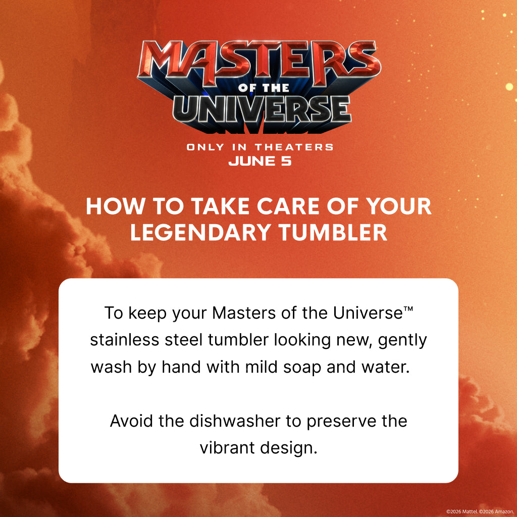 Masters of the Universe 2026 Movie Tumbler - I Have The Power