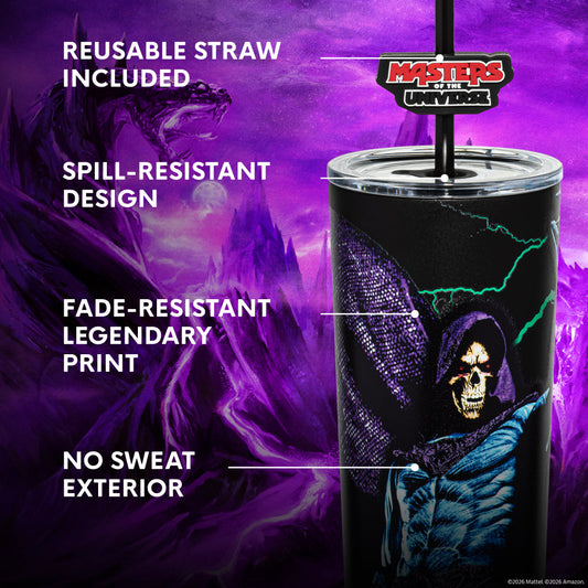 Masters of the Universe Skeletor 2026 movie tumbler front view-3