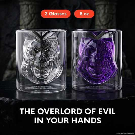 Masters of the Universe 2026 Movie Skeletor Glasses - Set of 2-3