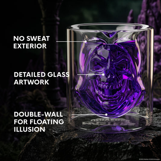 Masters of the Universe 2026 Movie Skeletor Glasses - Set of 2-5
