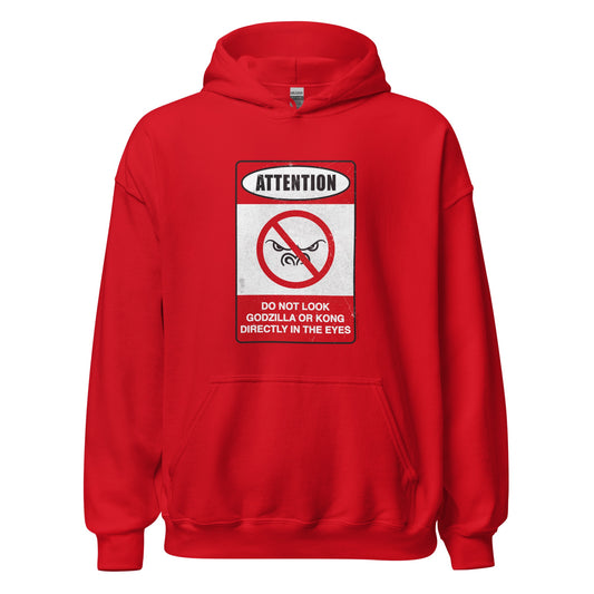 Godzilla x Kong: The New Empire Attention Sign Hoodie-0