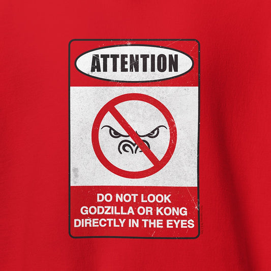 Godzilla x Kong: The New Empire Attention Sign Hoodie-1